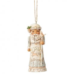 White Woodland Nutcracker (Hanging Ornament)