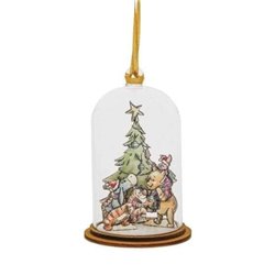 All Together at Christmas Ornament - Pooh & Co